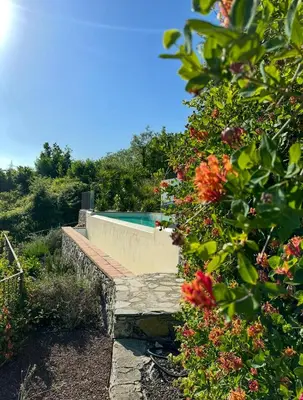 Piscina di Tuscan Villa With Jacuzzi Between Woods And Sea o nelle vicinanze