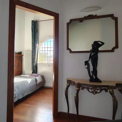 Letto o letti in una camera di Casa Armonia Sarzana