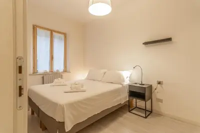Letto o letti in una camera di La casa del Vicolo 2 camere letto, Wi-Fi Aria Condizionata