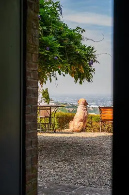 Paesaggio naturale nelle vicinanze della villa