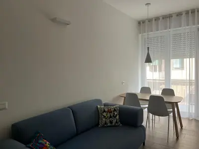 Area soggiorno di Nuvola apartment