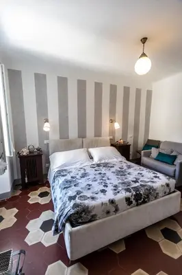 Letto o letti in una camera di Casa Giangarè