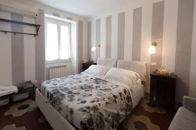 Letto o letti in una camera di Casa Giangarè