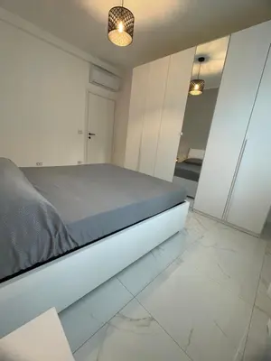 Letto o letti in una camera di Alloggio comodo a Rapallo - Vicino al Mare