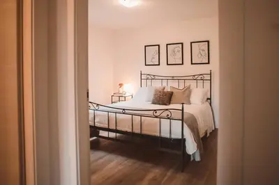 Letto o letti in una camera di Villa bif. nel verde tra Bobbio/Grazzano/1h Milano