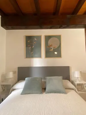 Letto o letti in una camera di La Chiocciola