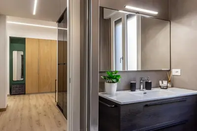 Planimetria di Green Lux-Via Canalino- Pass ZTL Parking WiFi