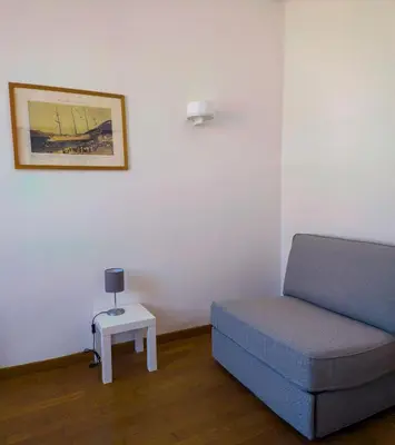 Area soggiorno di Casa Matteotti By Vacanze in Chiavari