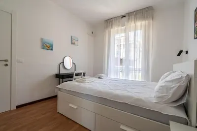 Letto o letti in una camera di Elegant Apartments Rapallo