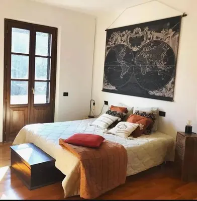 Letto o letti in una camera di Nido di Luna