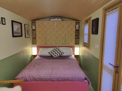 Letto o letti in una camera di Tiny House at Villa Ariola