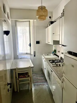 Cucina o angolo cottura di Sun Apartment Rapallo