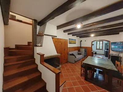 Area soggiorno di Casa Le Rondini