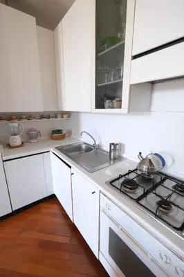 Cucina o angolo cottura di A Un Soffio dal Mare by PortofinoVacanze