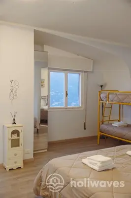 Letto o letti in una camera di La casa di Luisa