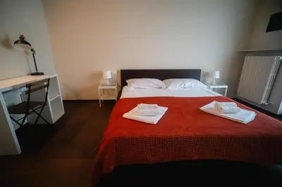 Letto o letti in una camera di Residenza Castello, con Ampio Garage Privato
