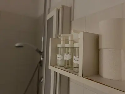 Bagno di Bilocale atelier in centro storico