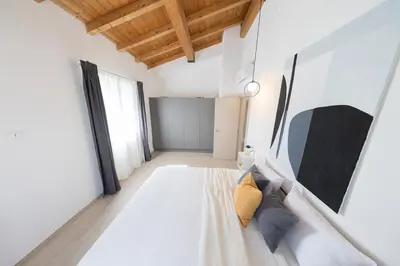 Letto o letti in una camera di Villa Del Toro