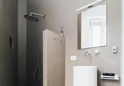 Bagno di Suite San Francesco con Vista Chiesa e Canale