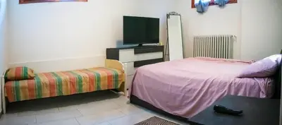 Letto o letti in una camera di Fiorano, Relax e motori Ferrari
