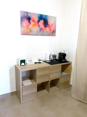 Set per la preparazione di tè e caffè presso Casa Del Saliceto 2