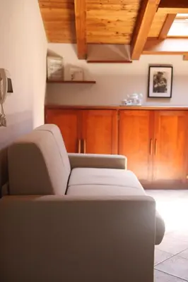 Area soggiorno di Villa Paola - mansarda Glam -