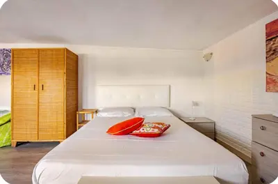 Letto o letti in una camera di Accogliente monolocale