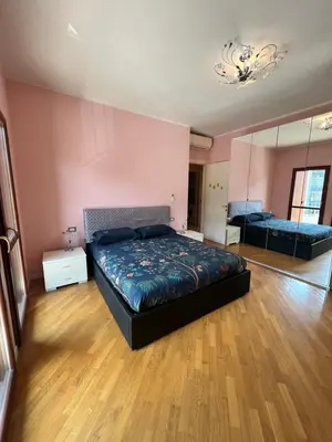 Letto o letti in una camera di Castello Santa Croce