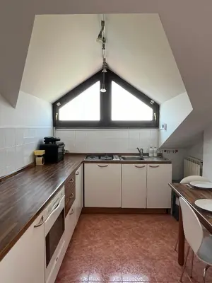 Cucina o angolo cottura di Mansarda Lucia