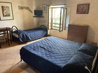 Letto o letti in una camera di Agriturismo La Bianca Fattoria