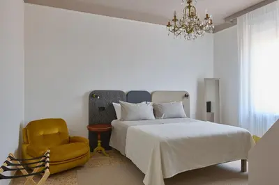Letto o letti in una camera di Oltre Natura