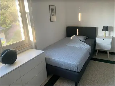 Letto o letti in una camera di Casa Sant'Anna