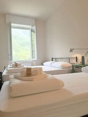 Letto o letti in una camera di Rifugio Casa Cantoniera