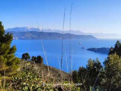 Paesaggio naturale nelle vicinanze della villa