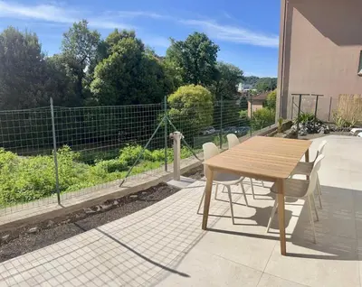 Balcone o terrazza di Il Nido Verde, Giardinetta e Mansardina