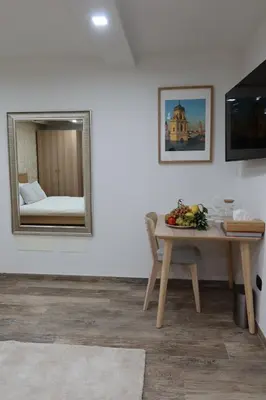 Letto o letti in una camera di Casa Nika