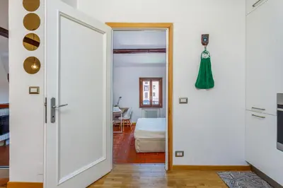 Letto o letti in una camera di Little Cottage near Ferrari's City