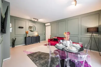 Area soggiorno di Station - Elegante appartamento con Garage