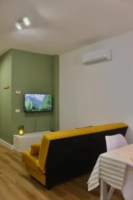 TV o dispositivi per l'intrattenimento presso Dahiana Apartment