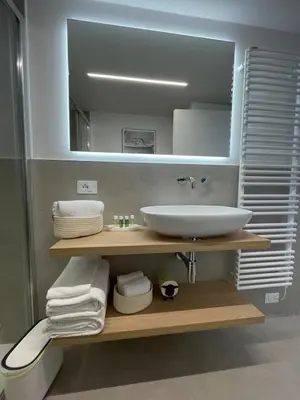 Bagno di Monolocale in centro Modena Pomposa Hideaway