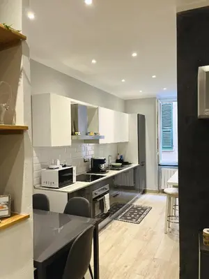 Cucina o angolo cottura di Bilocale 'I Portici'