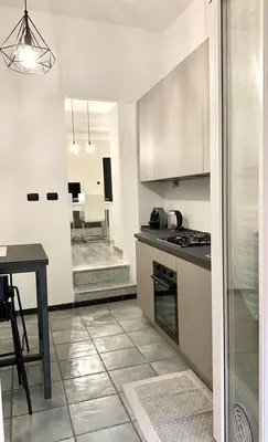 Cucina o angolo cottura di La casa del Carruggio