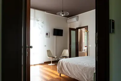 Letto o letti in una camera di MA SE PIACENZA - Pontenure