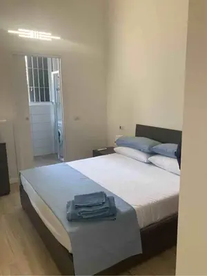 Letto o letti in una camera di Casa Coralli