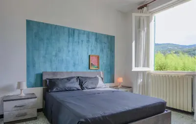 Letto o letti in una camera di 2 Bedroom Stunning Home In Chiavari
