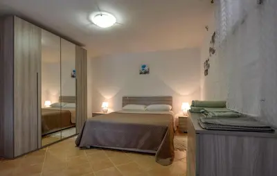 Letto o letti in una camera di 1 Bedroom Stunning Apartment In Masso