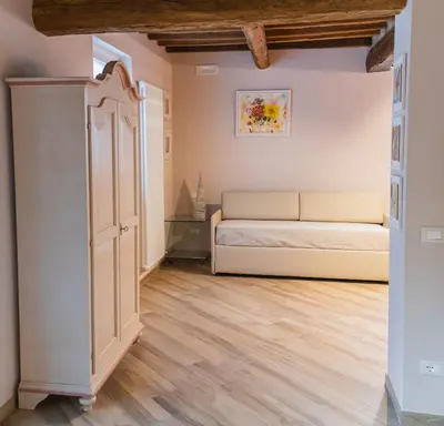 Letto o letti in una camera di I Gelsi di San Bernardino Apartment