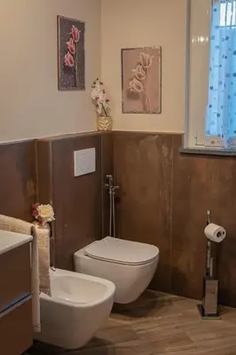 Bagno di I Gelsi di San Bernardino Apartment