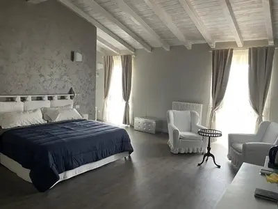 Letto o letti in una camera di Locanda In Calvignano