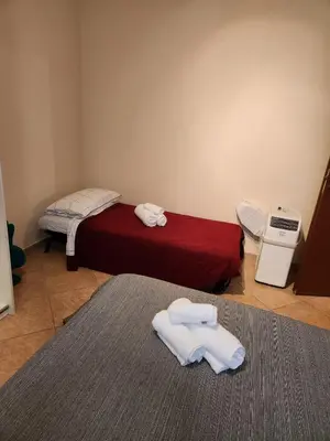 Letto o letti in una camera di Bed to the Future Parma